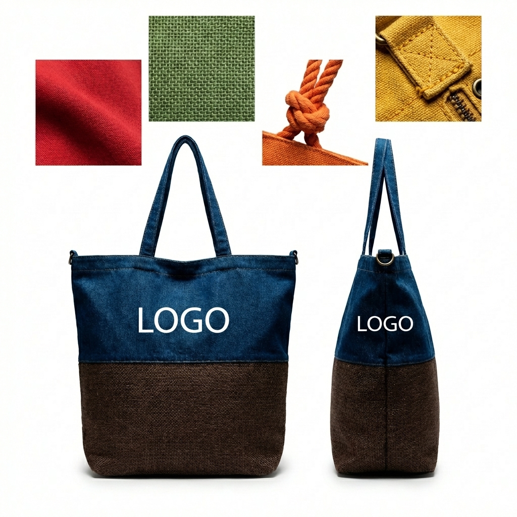 The Maritime Mix Two-Tone Tote